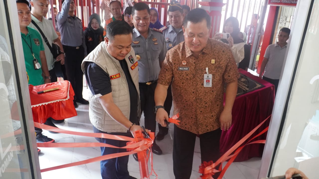 Kanwil Kemenkumham Sumsel Dan Pj Wako Resmikan Gedung Fasilitas Dan