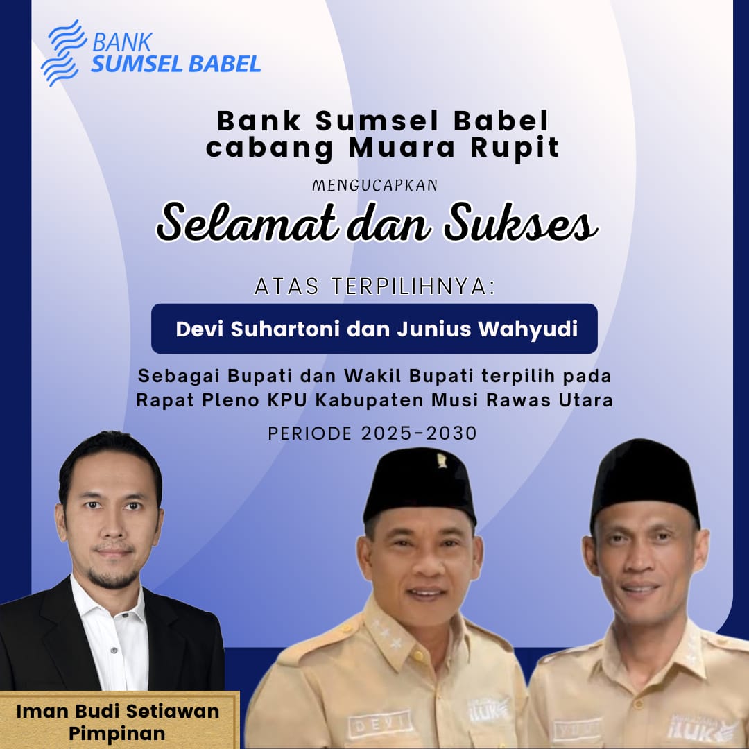 BANK SUMSEL BABEL CABANG MUARA RUPIT MENGUCAPKAN S