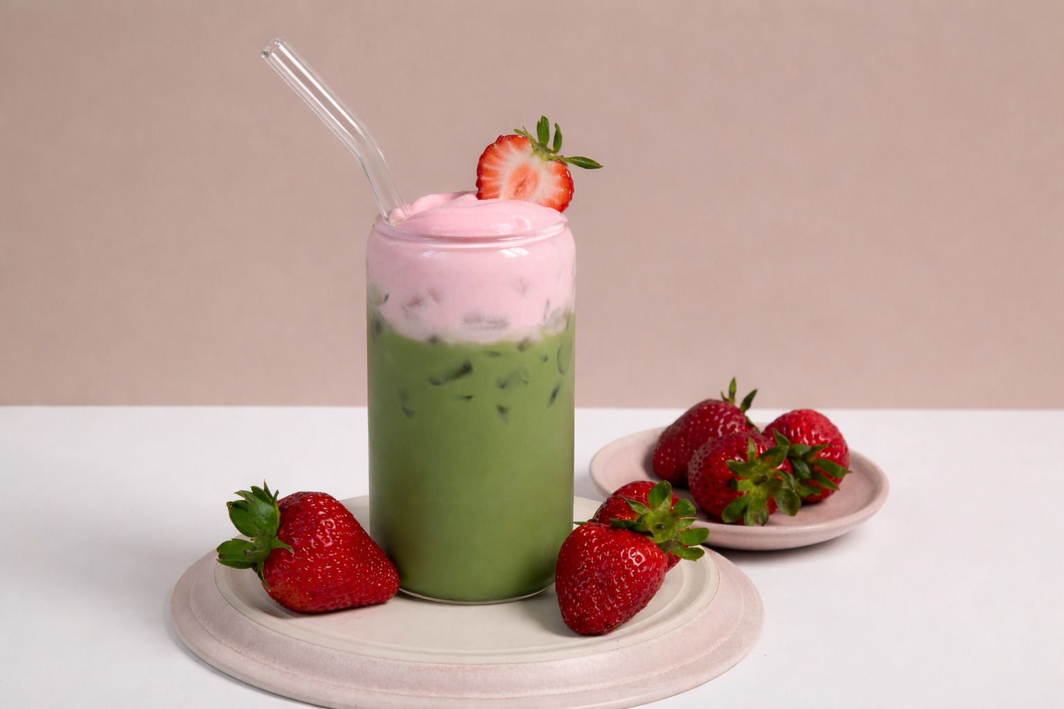 Minuman Segar Kekinian: Resep Strawberry Matcha Latte ala Kafe yang Mudah Dibuat di Rumah
