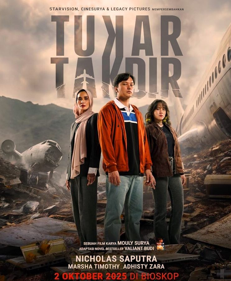 Film Tukar Takdir: Adaptasi Novel Best Seller yang Sarat Emosi dan Psikologi Mendalam