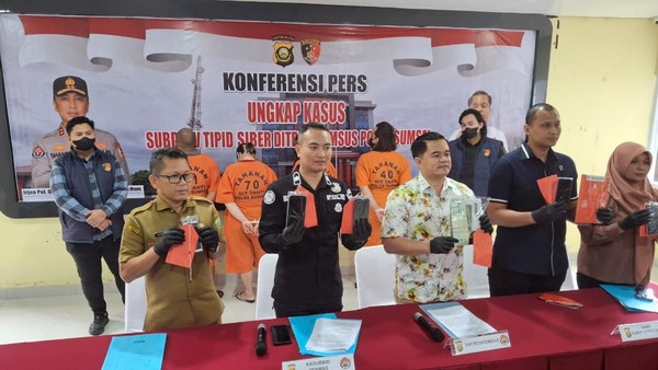 Bobol Dana BOS Hampir Rp1 Miliar, Empat Peretas Ditangkap Polda Sumsel