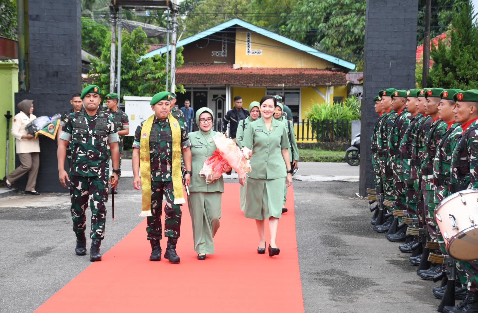 Danrem 044/Gapo Kunjungi Kodim 0406/Lubuk Linggau, Perkuat Soliditas dan Kepedulian Prajurit