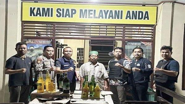 Perdagangkan Miras Secara Ilegal, Pria 74 Tahun di Musi Rawas Diciduk Polisi