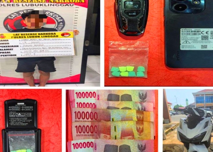 Polisi Amankan Remaja 17 Tahun di Lubuk Linggau, 8 Tablet Diduga Ekstasi Disita