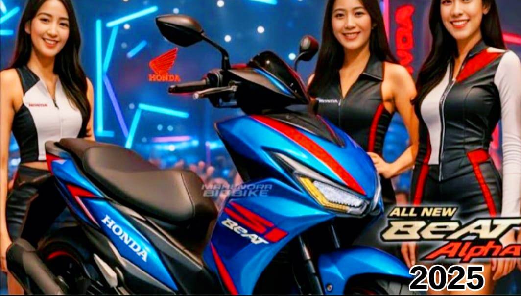Industri Otomotif Dihebohkan: Honda Luncurkan All New Beat Alpha 2025, Skutik Futuristik dengan Fitur Premium