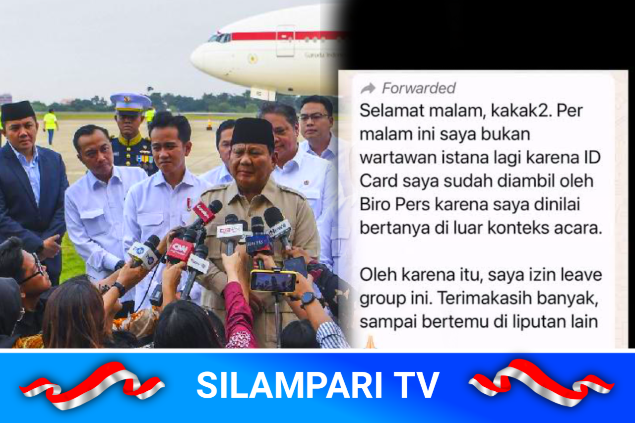 Tanya soal MBG, Wartawan CNN Dicabut Kartu Liputannya oleh Istana.