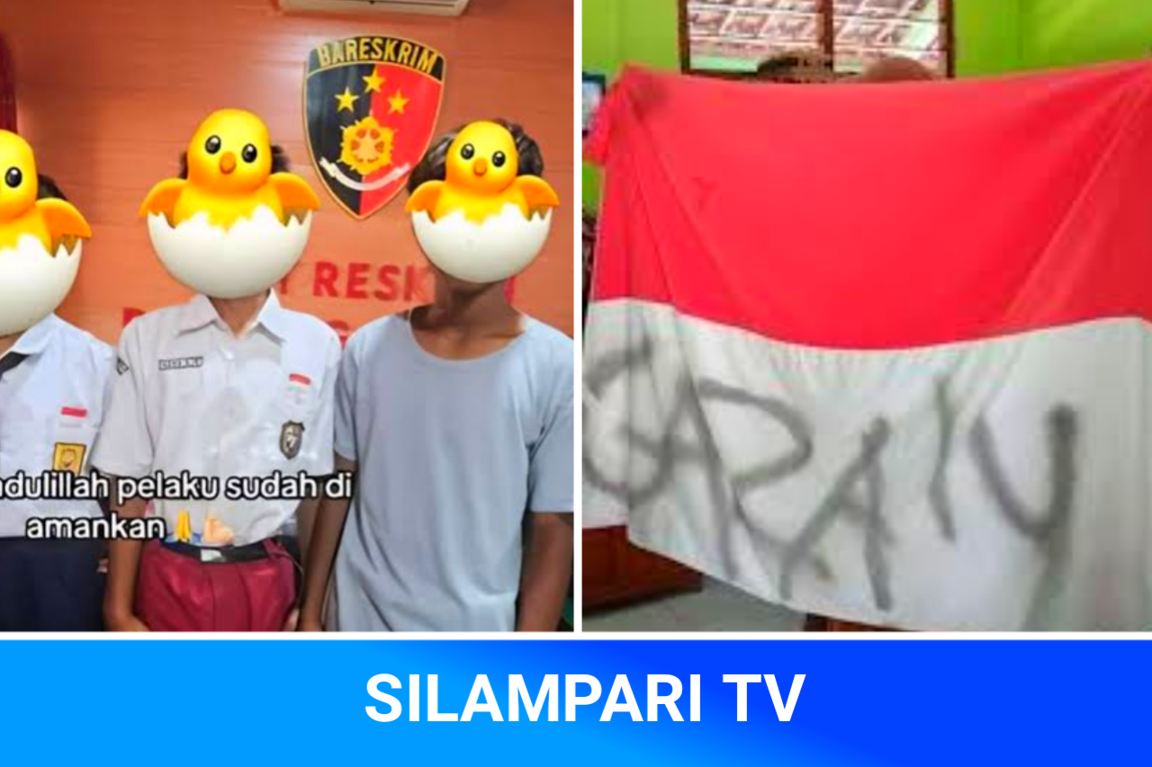Bendera Dicoret Tulisan Gaza, 3 Bocah Sragen Terancam 5 Tahun Penjara.