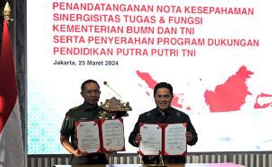 PLN Dukung Sinergi Kementerian BUMN dan TNI, Maksimalkan Sumber Daya Hingga Pengamanan Aset