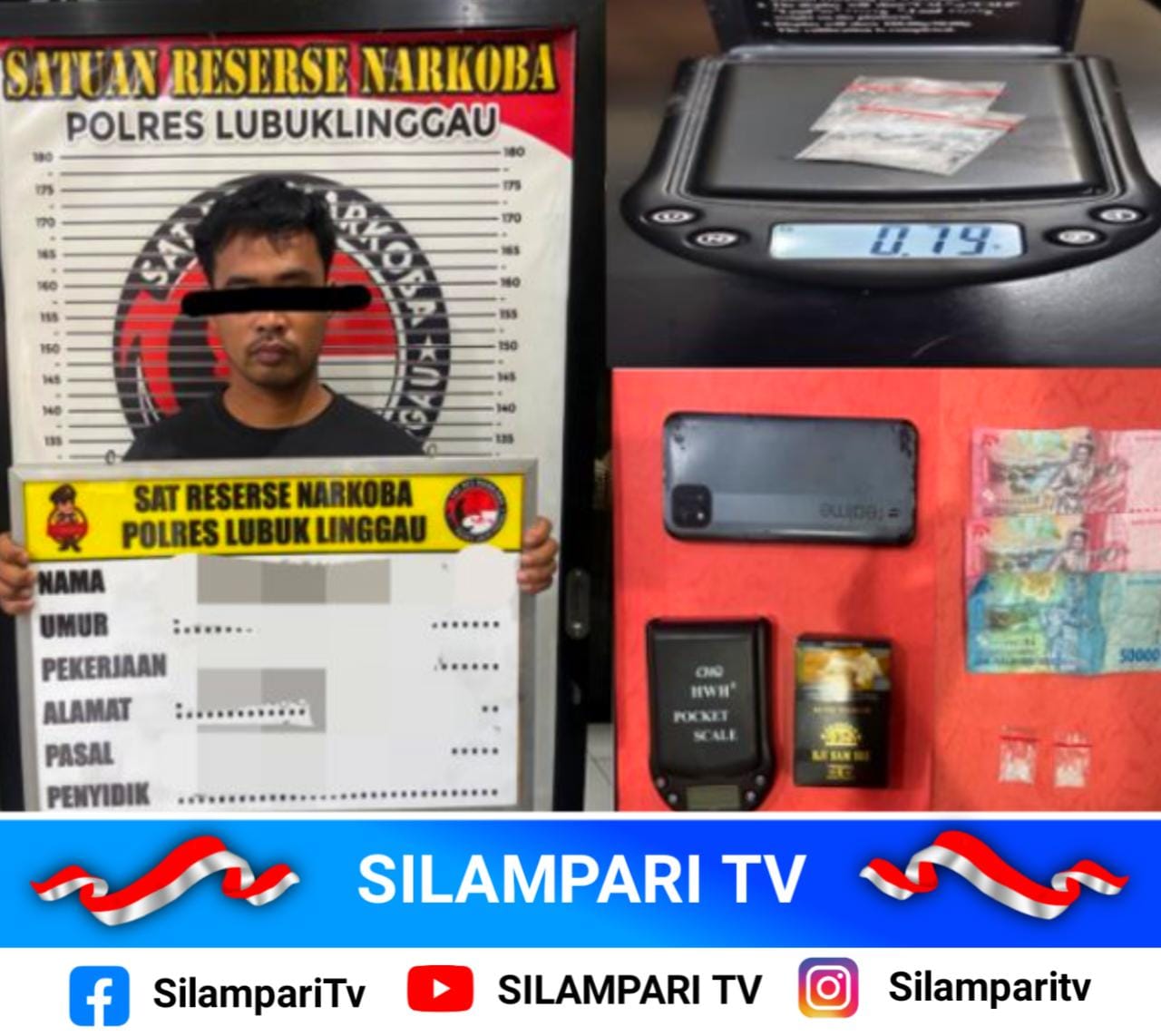 Diduga Edarkan Sabu, Pria 30 Tahun di Lubuk Linggau Diamankan Polisi