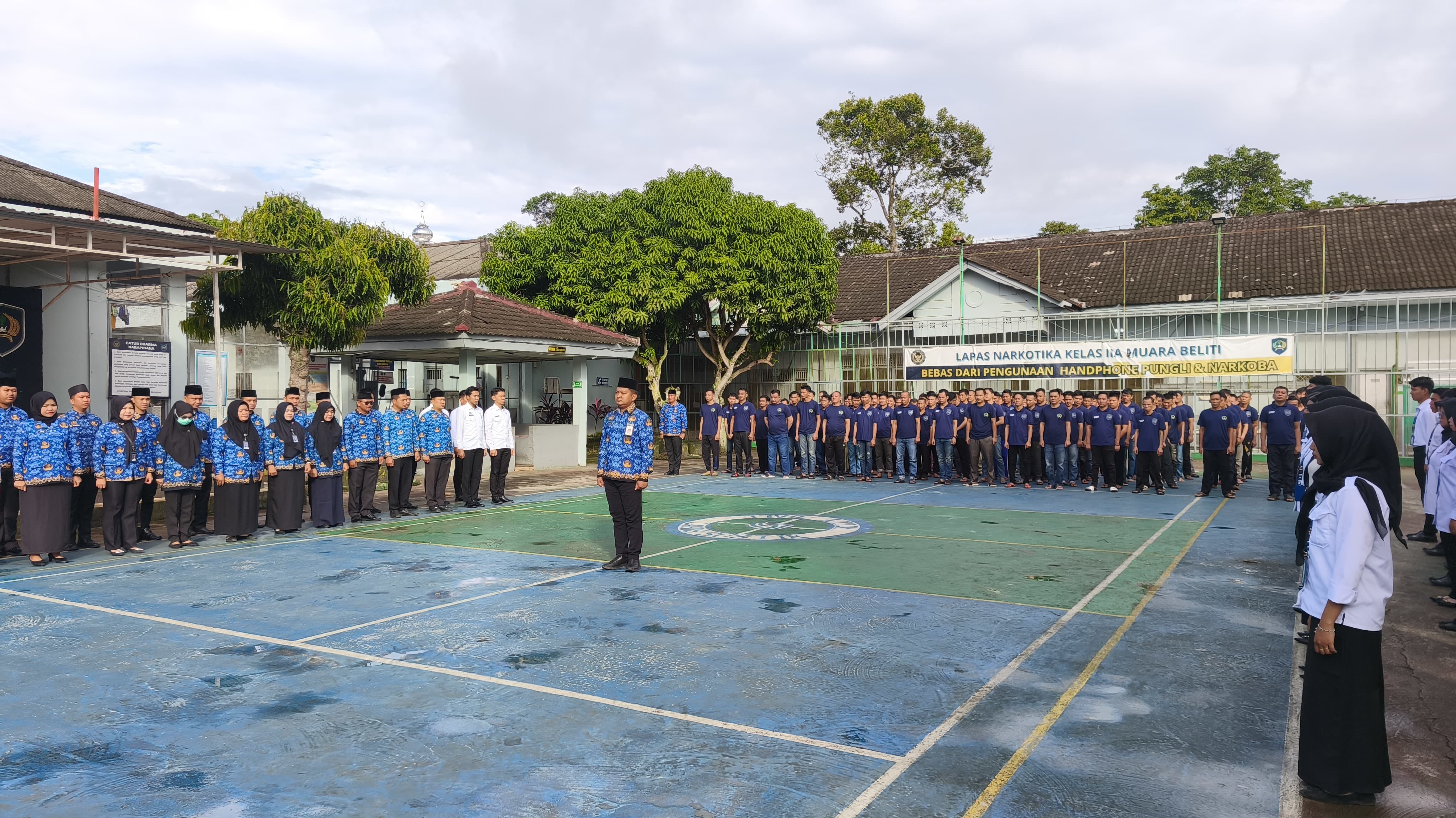 Wujudkan ASN Berintegritas, Lapas Narkotika Kelas IIA Muara Beliti Laksanakan Upacara Bela Negara