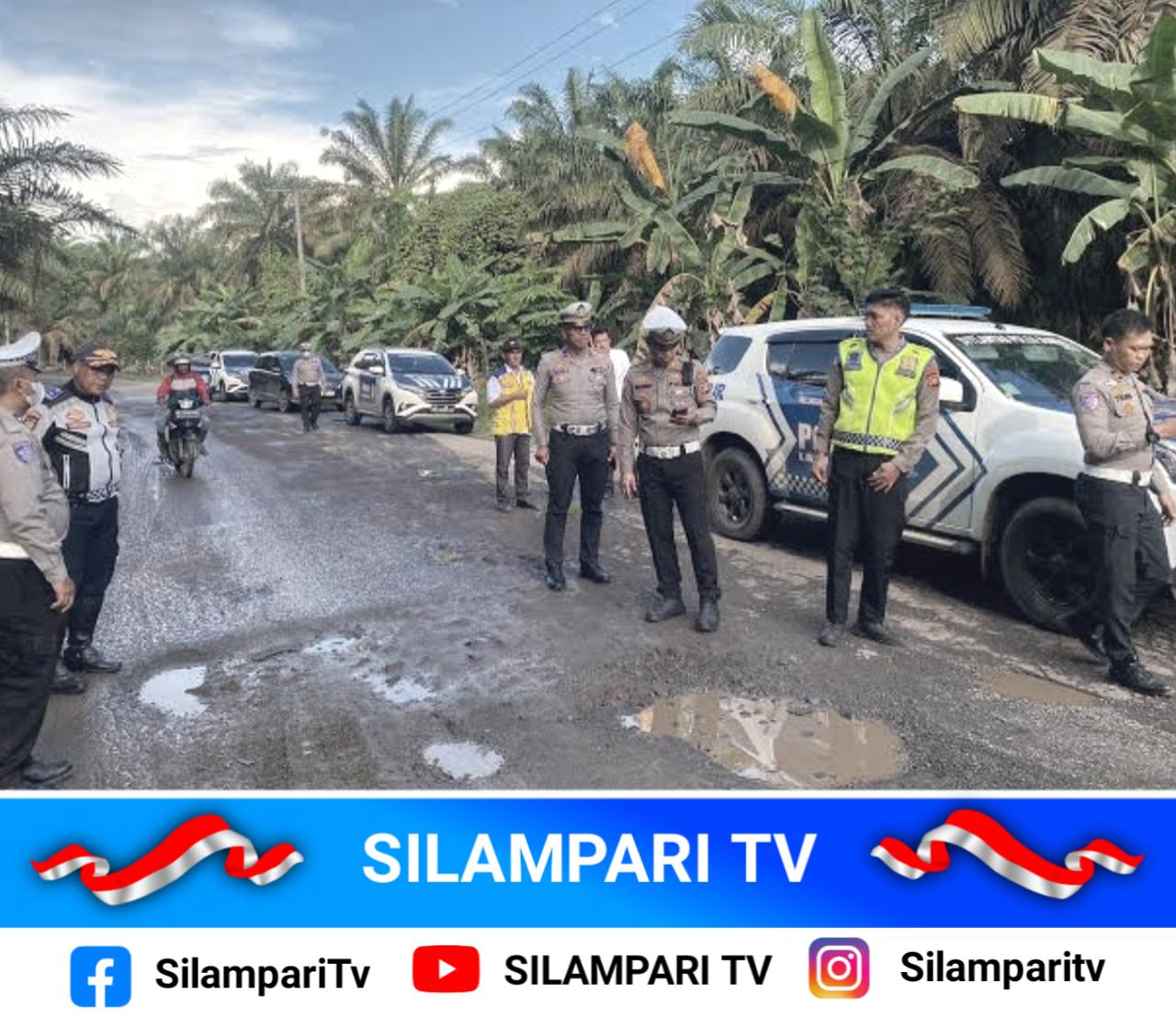 Jalan Nasional di Musi Rawas Jadi Sorotan, Polisi Temukan Lubang Hingga 40 Cm