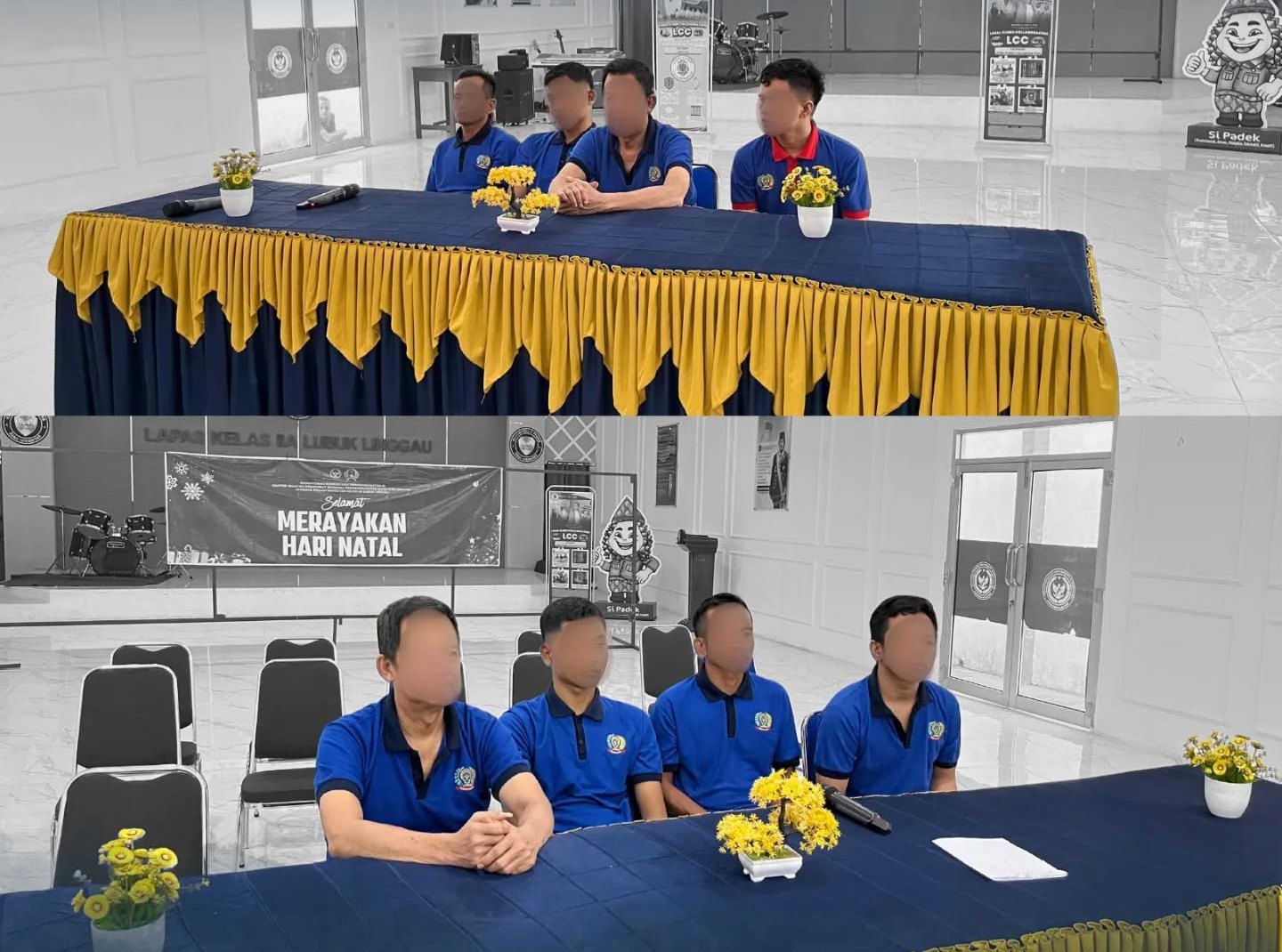 Warga Binaan Lapas Lubuk Linggau Ikuti Ibadah Natal 2025 Secara Daring