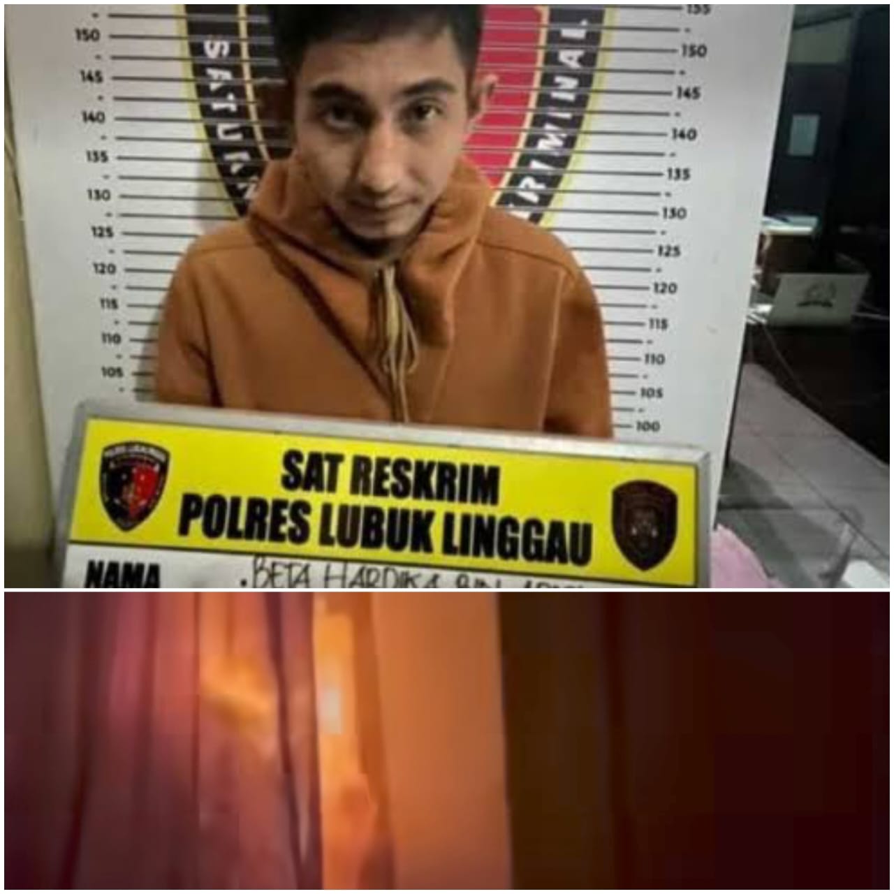 Anak di Lubuklinggau Bakar Rumah Ibu Kandung Karena Tidak Diberi Uang 