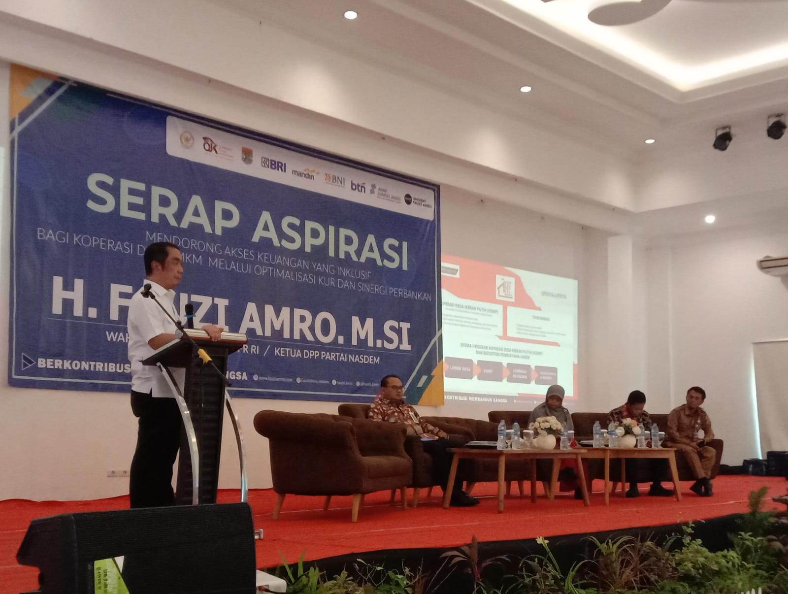 H. Fauzi Amro Kunjungi Lubuk Linggau, Siap Permudah Akses KUR bagi UMKM.