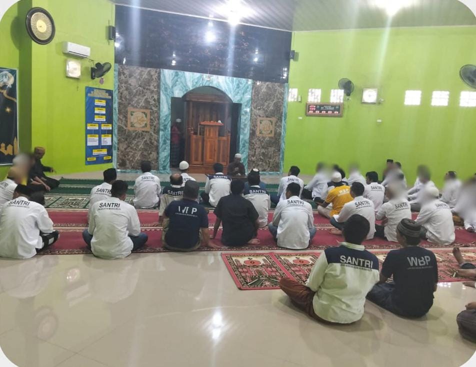 Perkuat Keimanan Warga Binaan, Lapas Narkotika Muara Beliti Bersinergi dengan Ponpes Darusallam