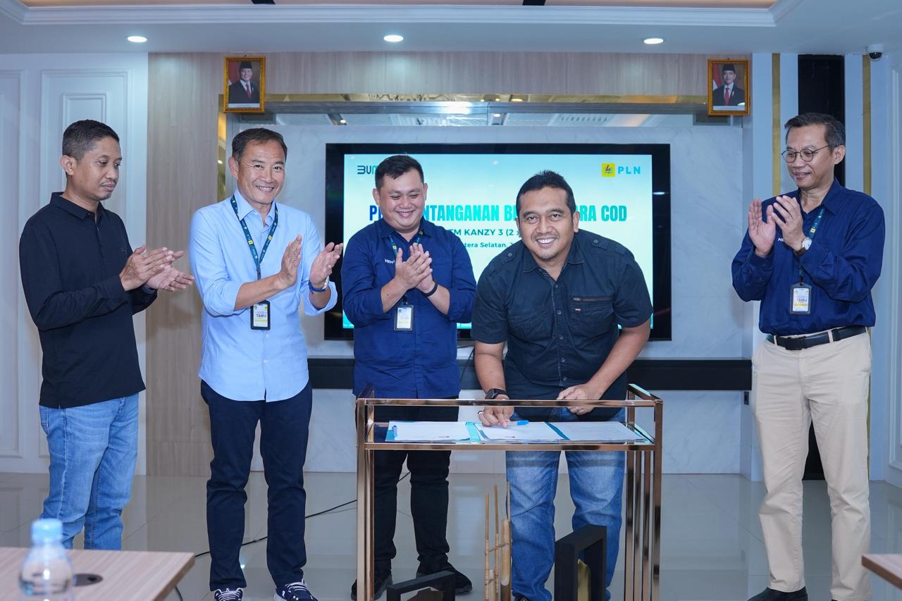 PLN UID S2JB dan PLTM Kanzy 3 Teken Berita Acara COD, Perkuat Komitmen Green Energy di Bengkulu