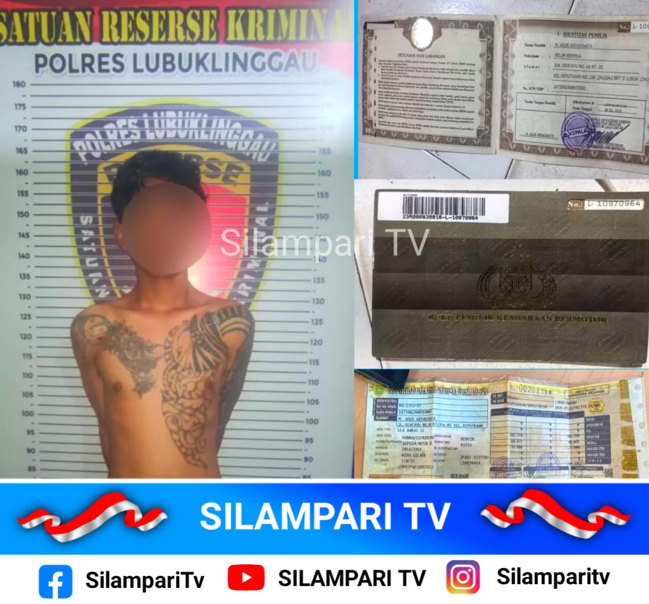 Tak Berkutik! Residivis Curanmor di Lubuklinggau Ditangkap Usai Gasak Scoopy