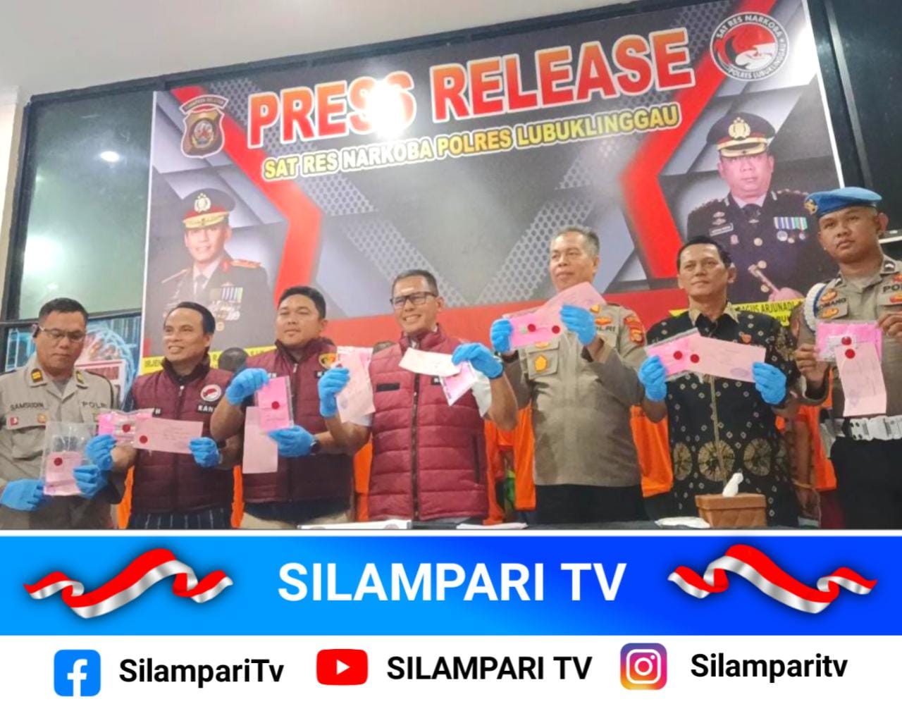 Polres Lubuklinggau Ungkap 9 Kasus Narkoba, 10 Tersangka Ditangkap Dalam Satu Bulan