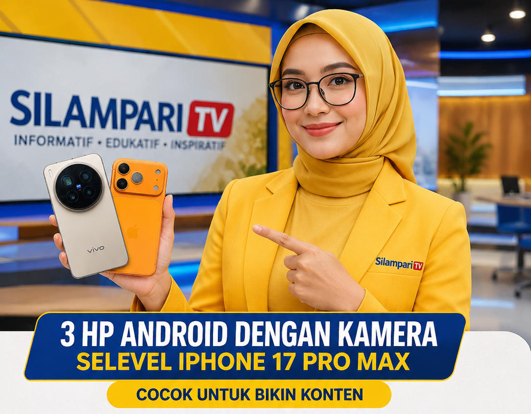 3 HP Android dengan Kamera Setara iPhone 17 Pro Max, Cocok untuk Konten Kreator dan Fotografi Profesional