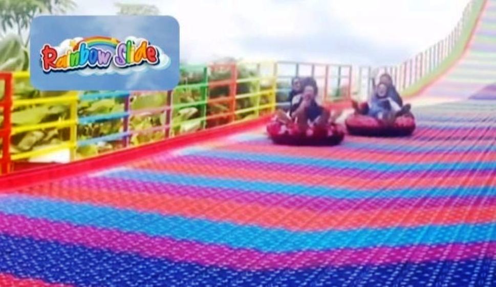 Rainbow Slide Indoor! Wahana Terbaru Pertama di Palembang, Rekomendasi Liburan Bersama Keluarga