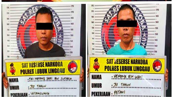 Dua Pria Asal Rejang Lebong Ditangkap saat Transaksi Narkoba, Polisi Sita 101 Gram Sabu.