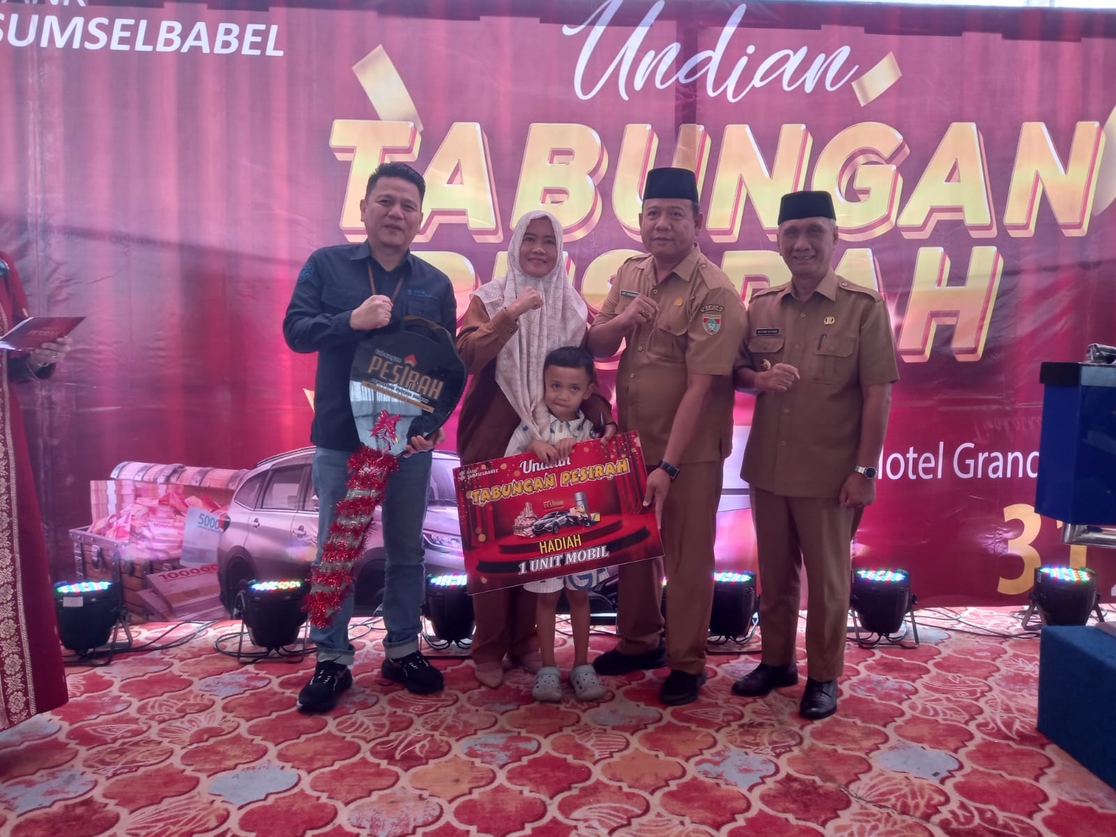 Undian Tabungan Pesirah Bank Sumsel Babel Cabang Lubuklinggau Meriah Bertabur Hadiah