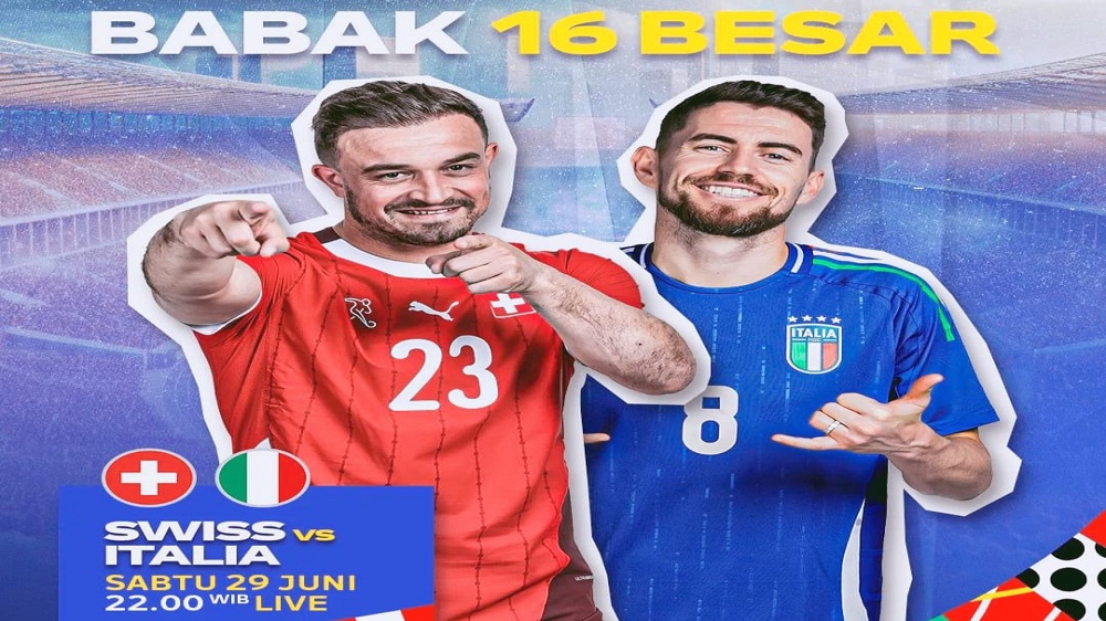 Prediksi Skor Euro 2024: Swiss vs Italia, Malam Ini