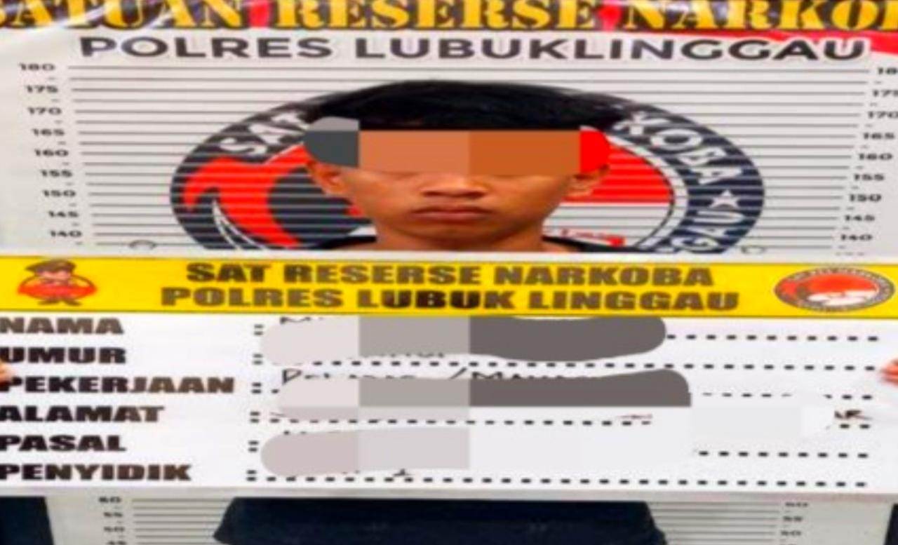 Terungkap! Pemuda 18 Tahun Diduga Jadi Kurir Ekstasi di Lubuk Linggau
