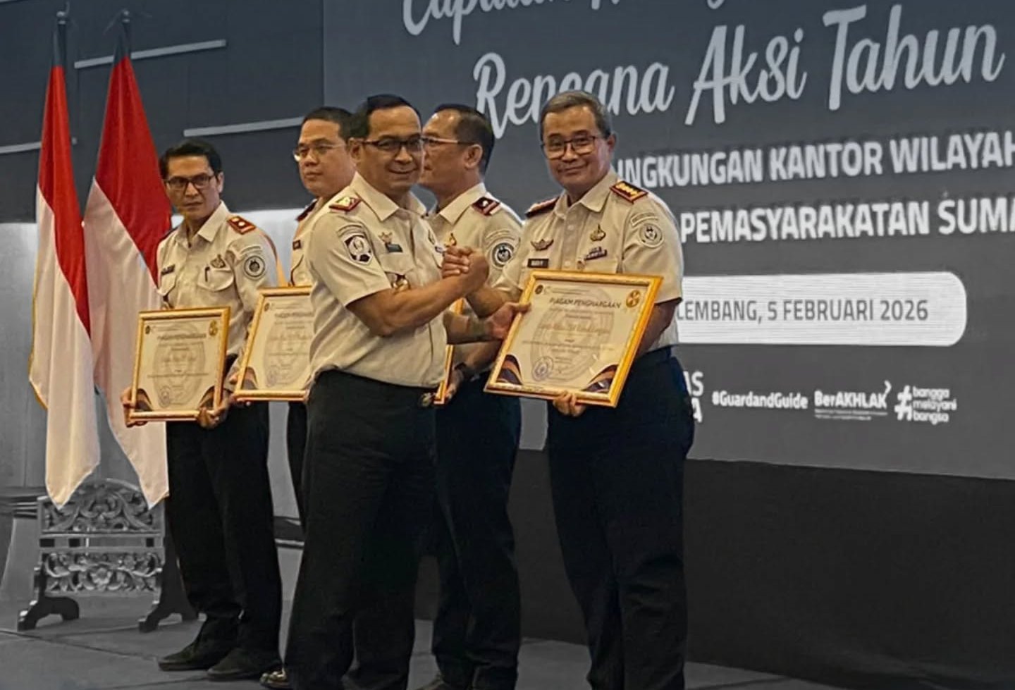 Lapas Lubuklinggau Ukir Prestasi di Rakor Kanwil Ditjenpas Sumsel 2025