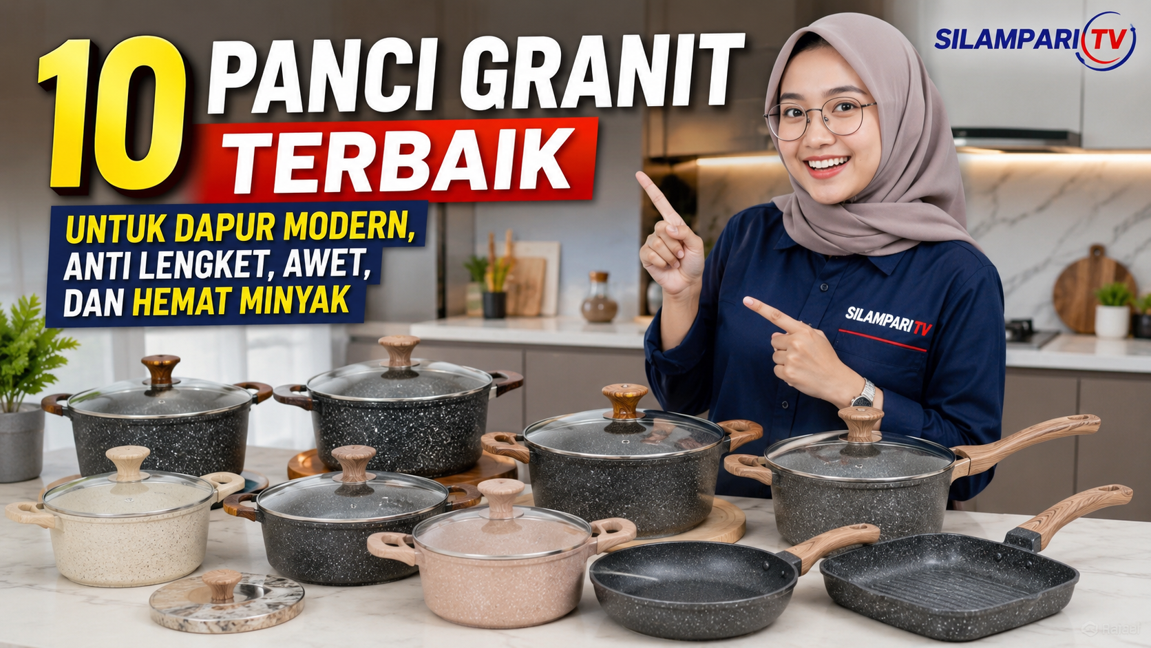 10 Panci Granit Terbaik untuk Dapur Modern, Anti Lengket, Awet, dan Hemat Minyak
