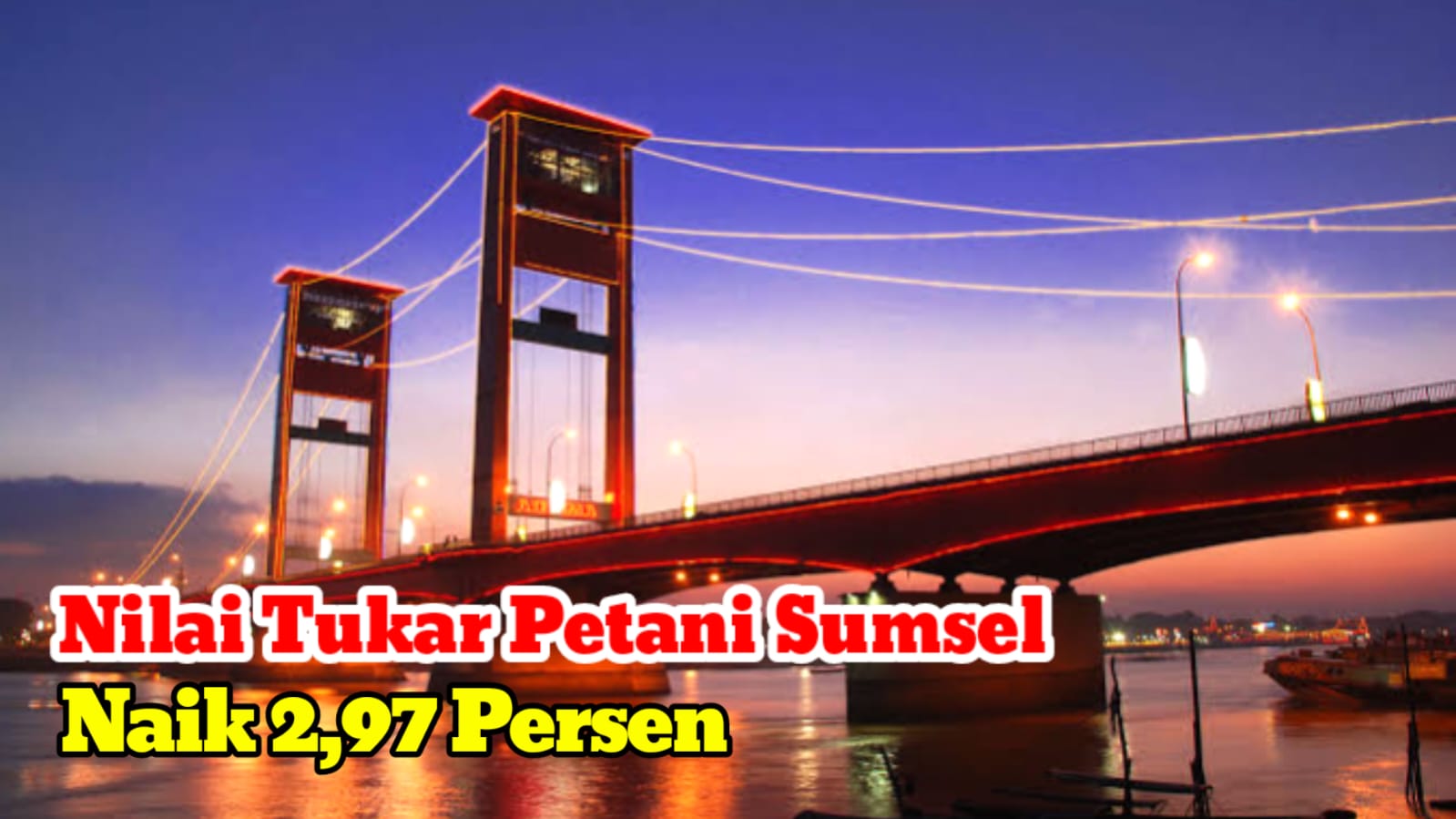 BPS Sumsel Rilis Nilai Tukar Petani (NTP) Sumsel Naik 2,97 Persen Pada Bulan Maret 2024