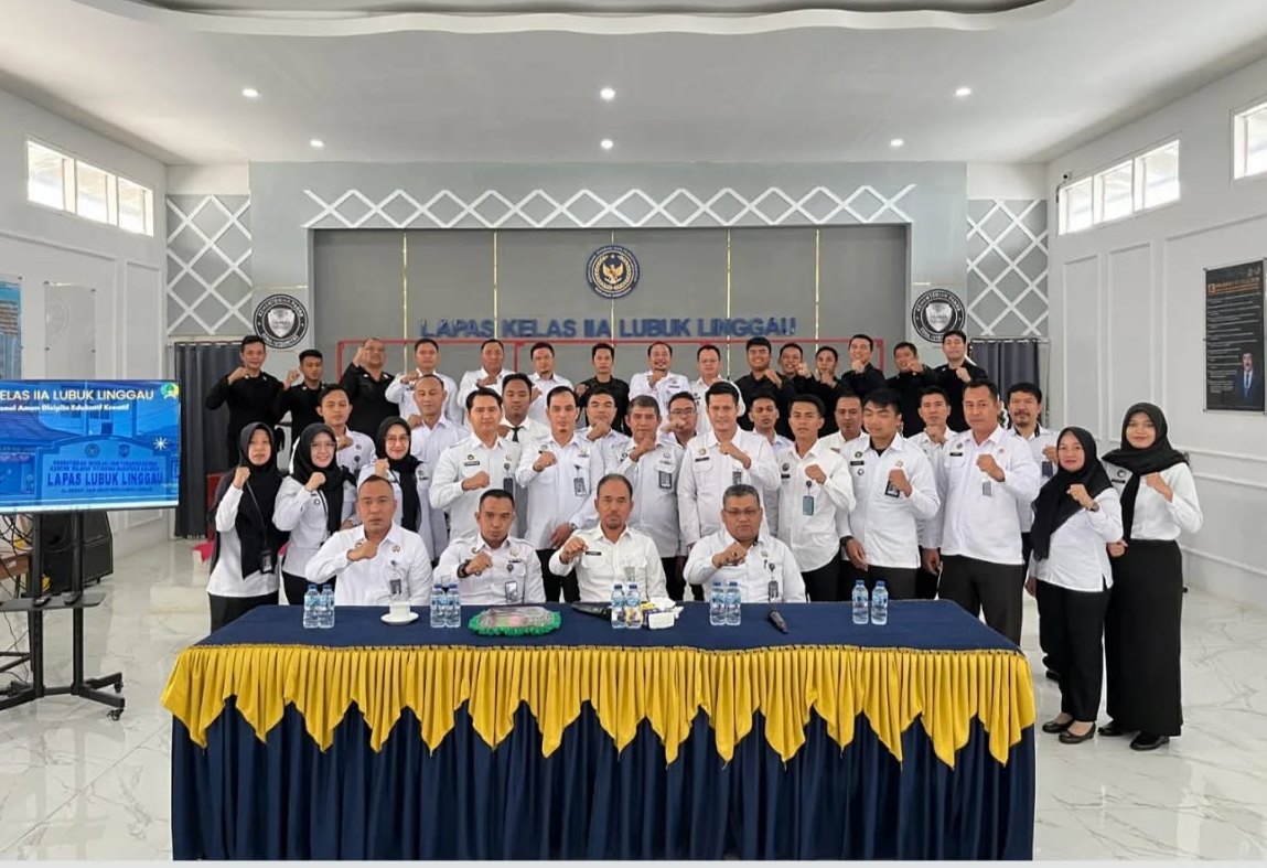 Monitoring dan Sosialisasi Program Pemasyaraktan oleh PK Ahli Utama Ajub Suratman di Lapas Lubuk Linggau