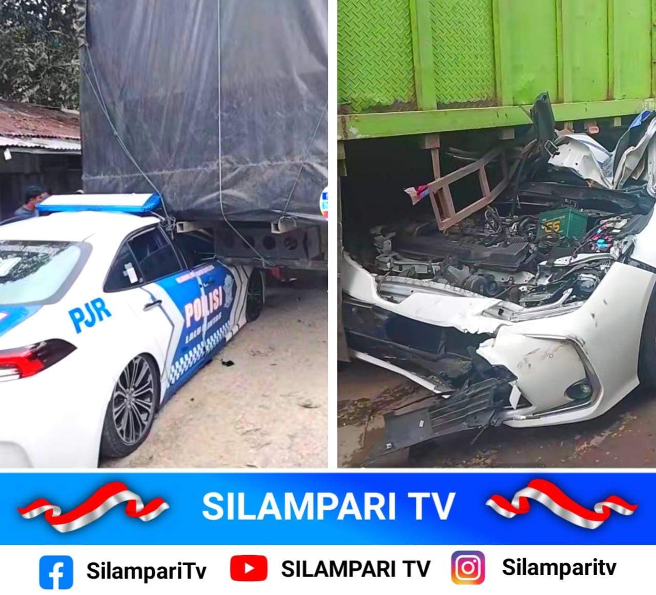 Patwal Polisi Terlibat Kecelakaan di Solok ketika Iringi Ambulans Jenazah Banjir Bandang