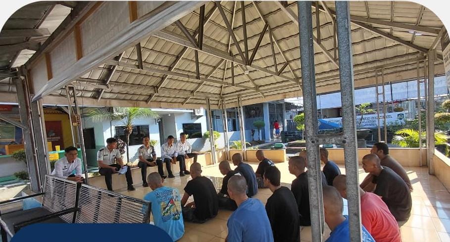 Sambut Idul Fitri, KPLP Lapas Narkotika Muara Beliti Bekali Tahanan Baru dengan Aturan Kunjungan