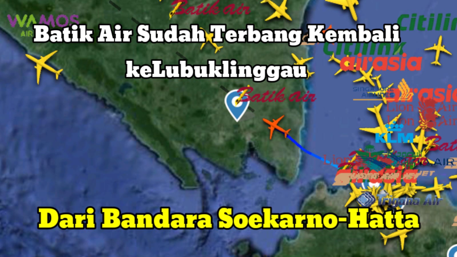 Batik Air Sudah Berangkat Lagi ke Lubuklinggau, Semoga Lancar Pendaratannya