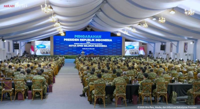 Prabowo Hadiri Langsung Kursus Ketua DPRD se-Indonesia di Lemhanas