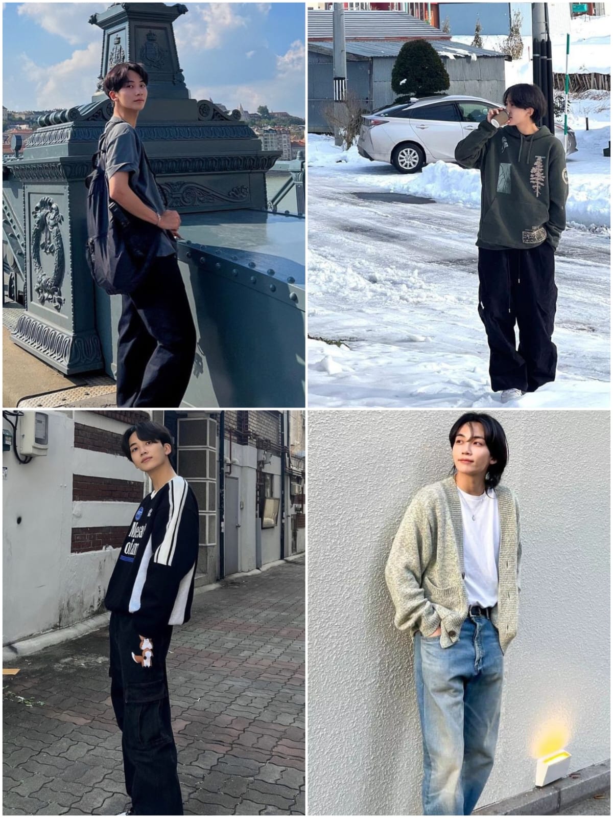 8 Inspirasi OOTD dengan Baggy Pants ala Jeonghan SEVENTEEN, Catchy! 