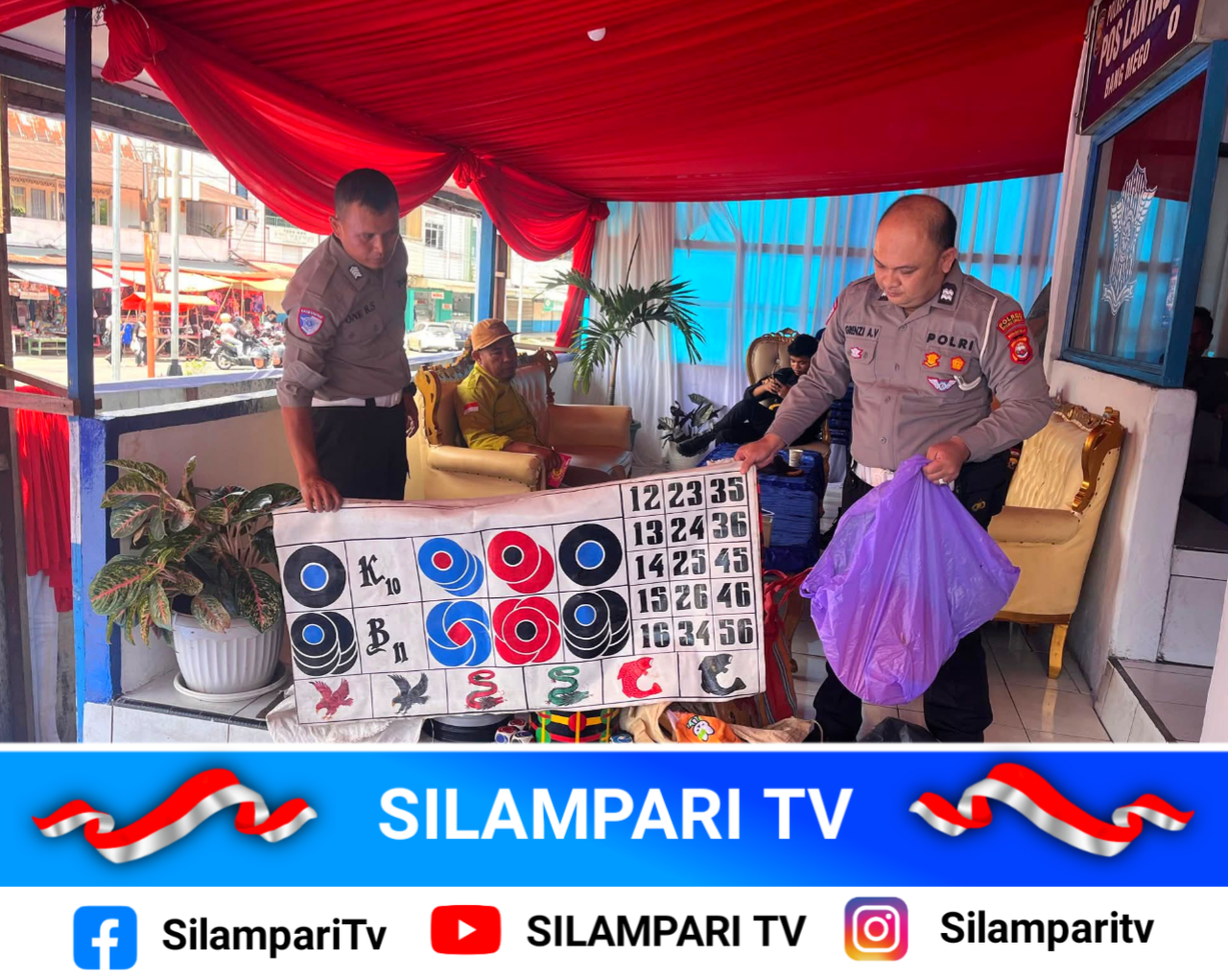 Polres Rejang Lebong Tertibkan Judi Dadu, Pelaku Kabur Saat Digerebek