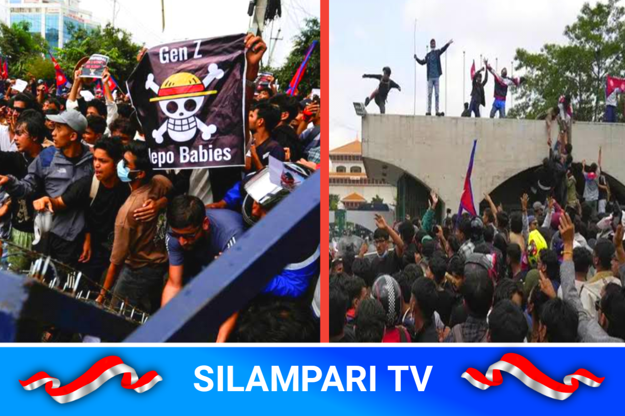 Bendera One Piece Ikut Berkibar di Tengah Aksi Demonstrasi Besar Nepal