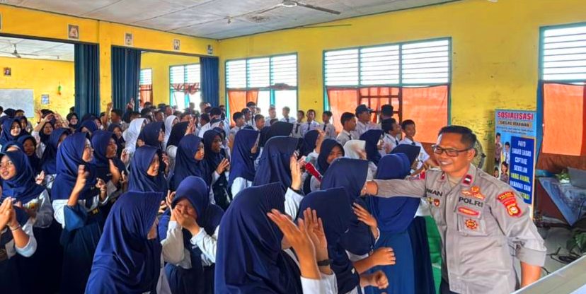 Ciptakan Sekolah Aman, Satgas BEKAWAN Polres Lubuklinggau Beri Pembinaan kepada Pelajar
