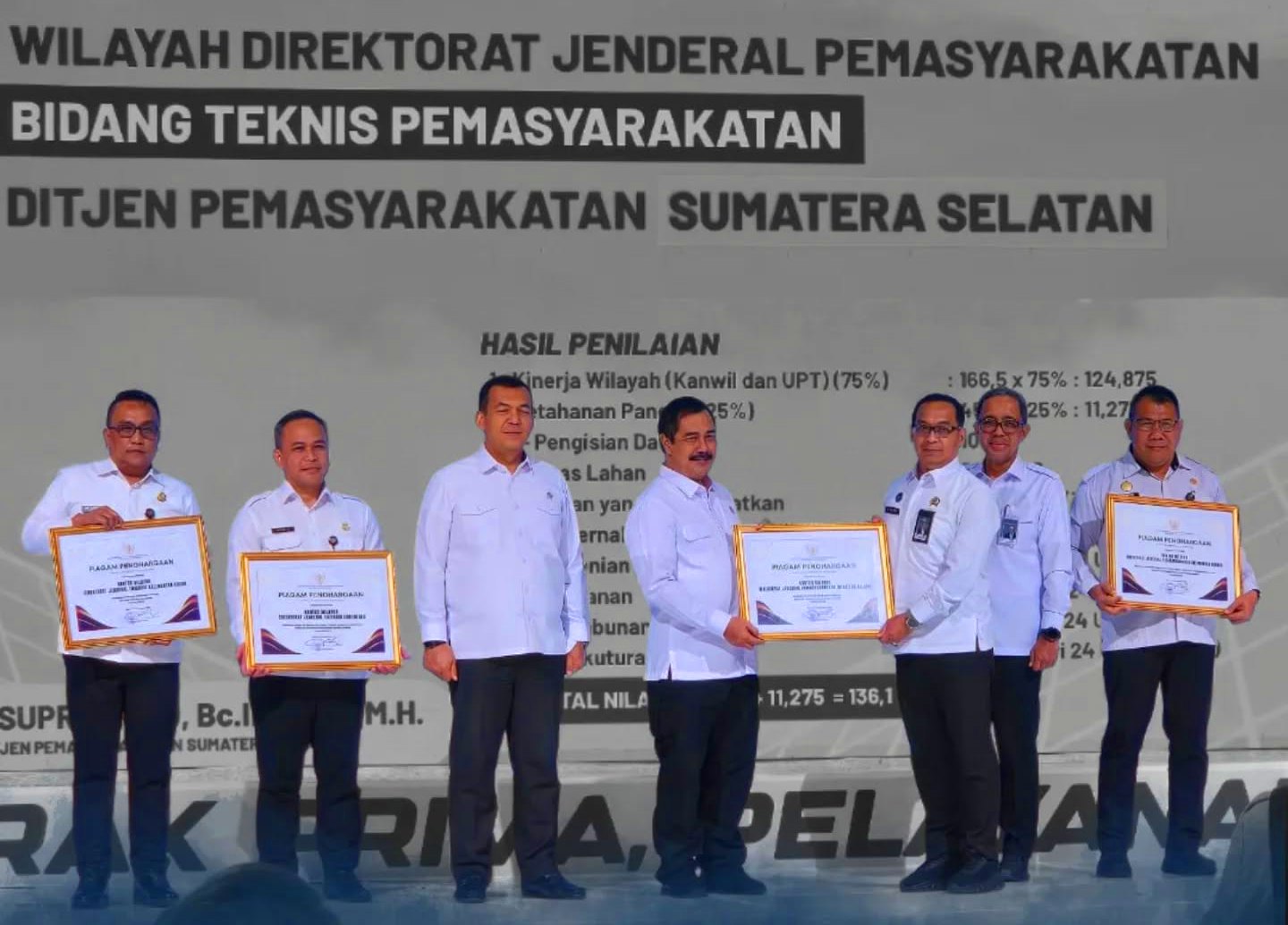 Kanwil Ditjenpas Sumsel Raih Prestasi, Lapas Lubuk Linggau Merasakan Dampaknya