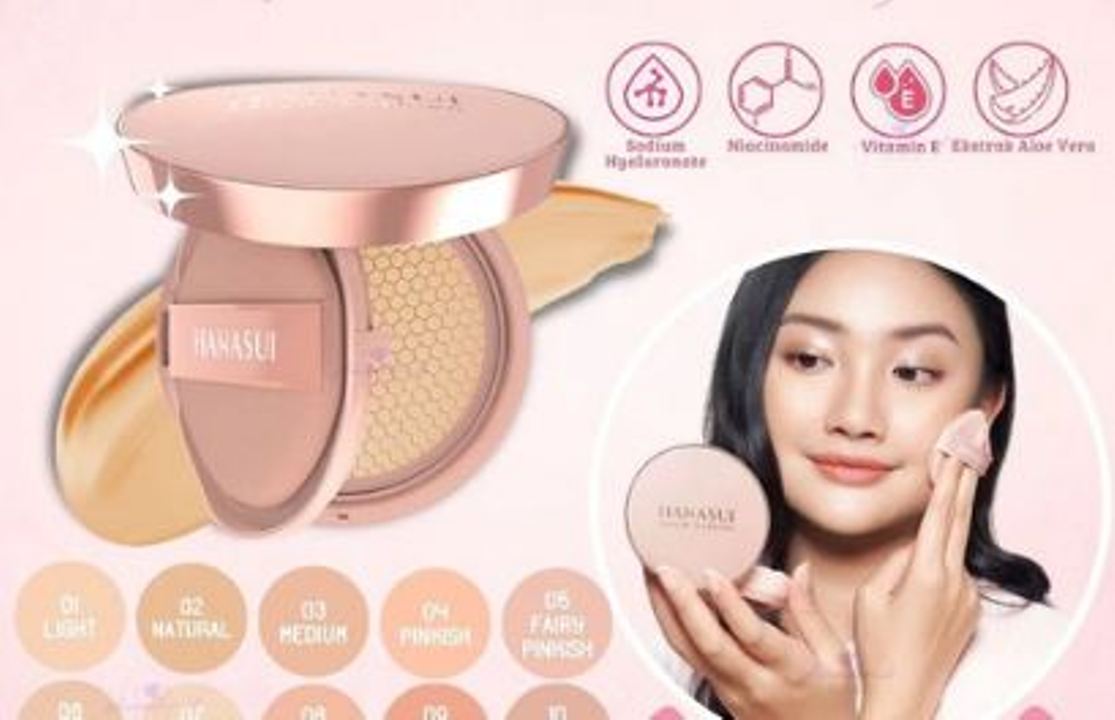 Review Hanasui Serum Cushion: Hasil Akhir Matte dan Glowing