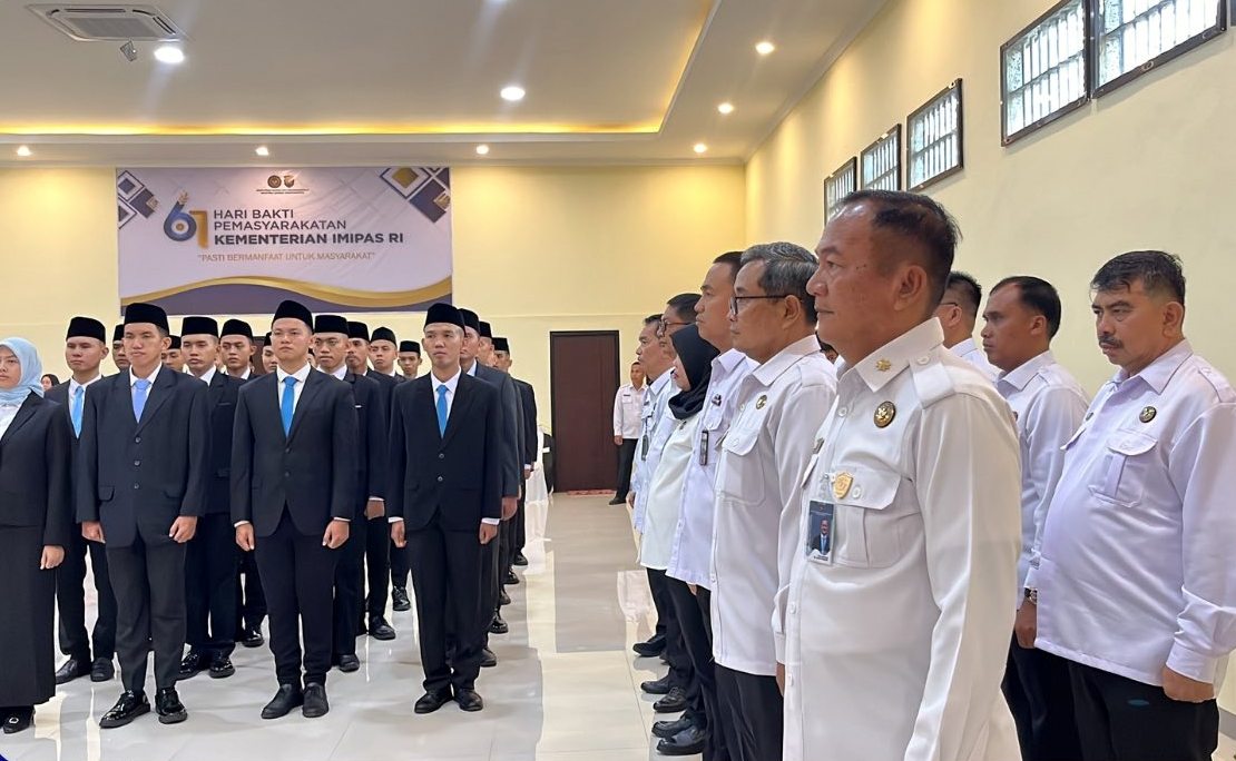 Kalapas Lubuklinggau Hadiri Pelantikan Pejabat Manajerial dan PNS