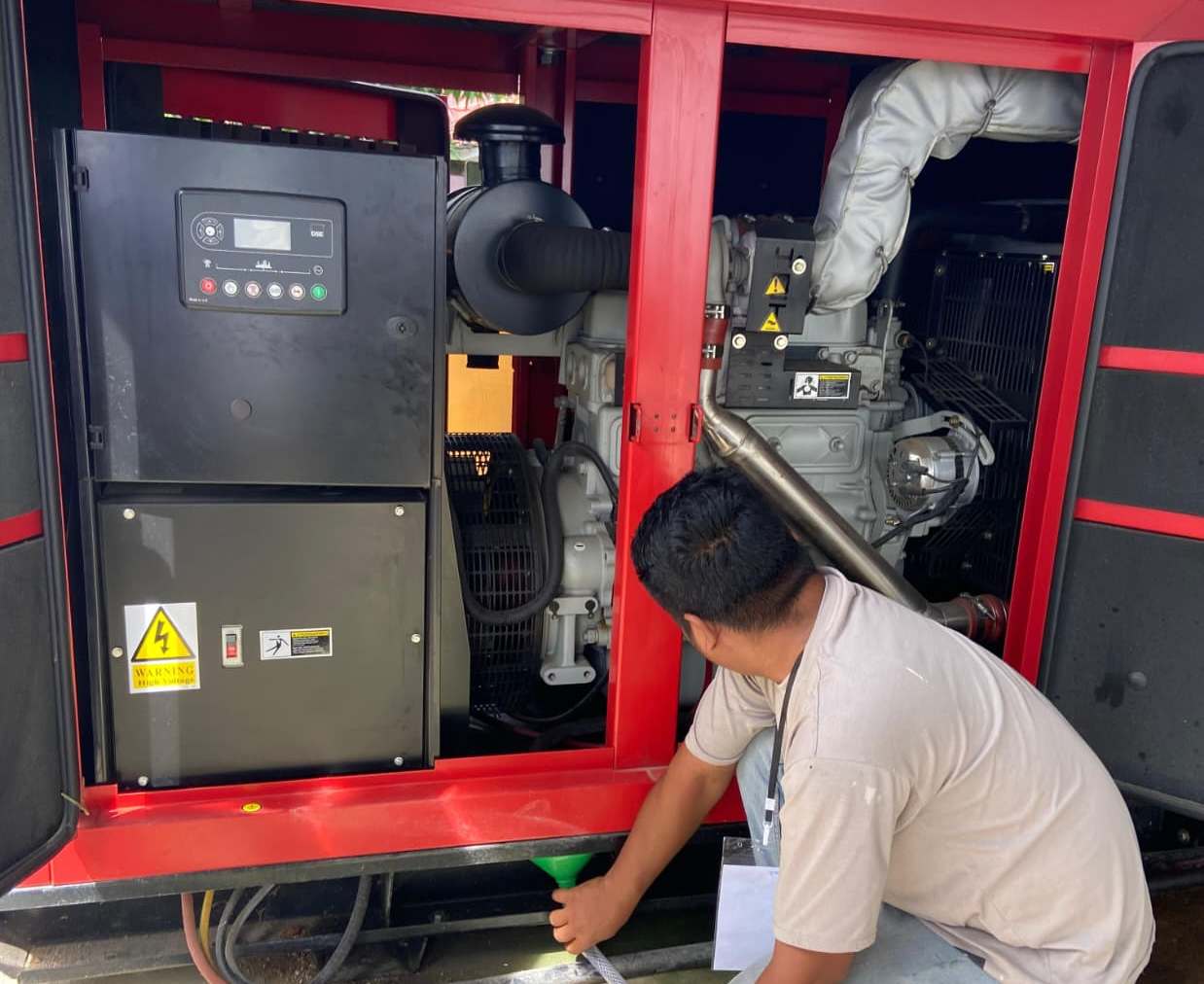 Kontrol Berkala Tanpa Kendala,Lapas Narkotika Muara Beliti Rutin Rawat Genset,Pastikan Keandalan SistemListrik