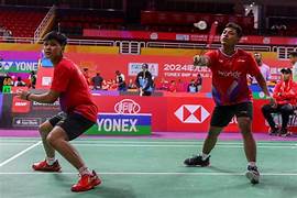 Tim Badminton Indonesia Melaju ke Final Piala Suhandinata 2025, Ubed Cs Tumbangkan India 2-0!  Guwahati, India