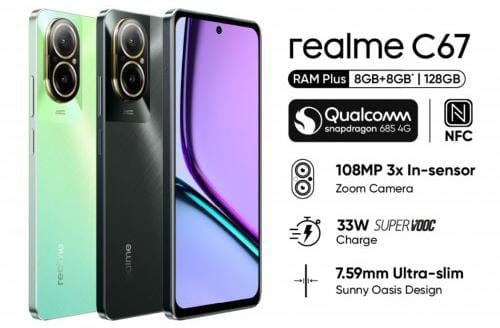 Realme C67: Smartphone Mid-Range dengan Kamera 108MP, Kini Lebih Terjangkau!