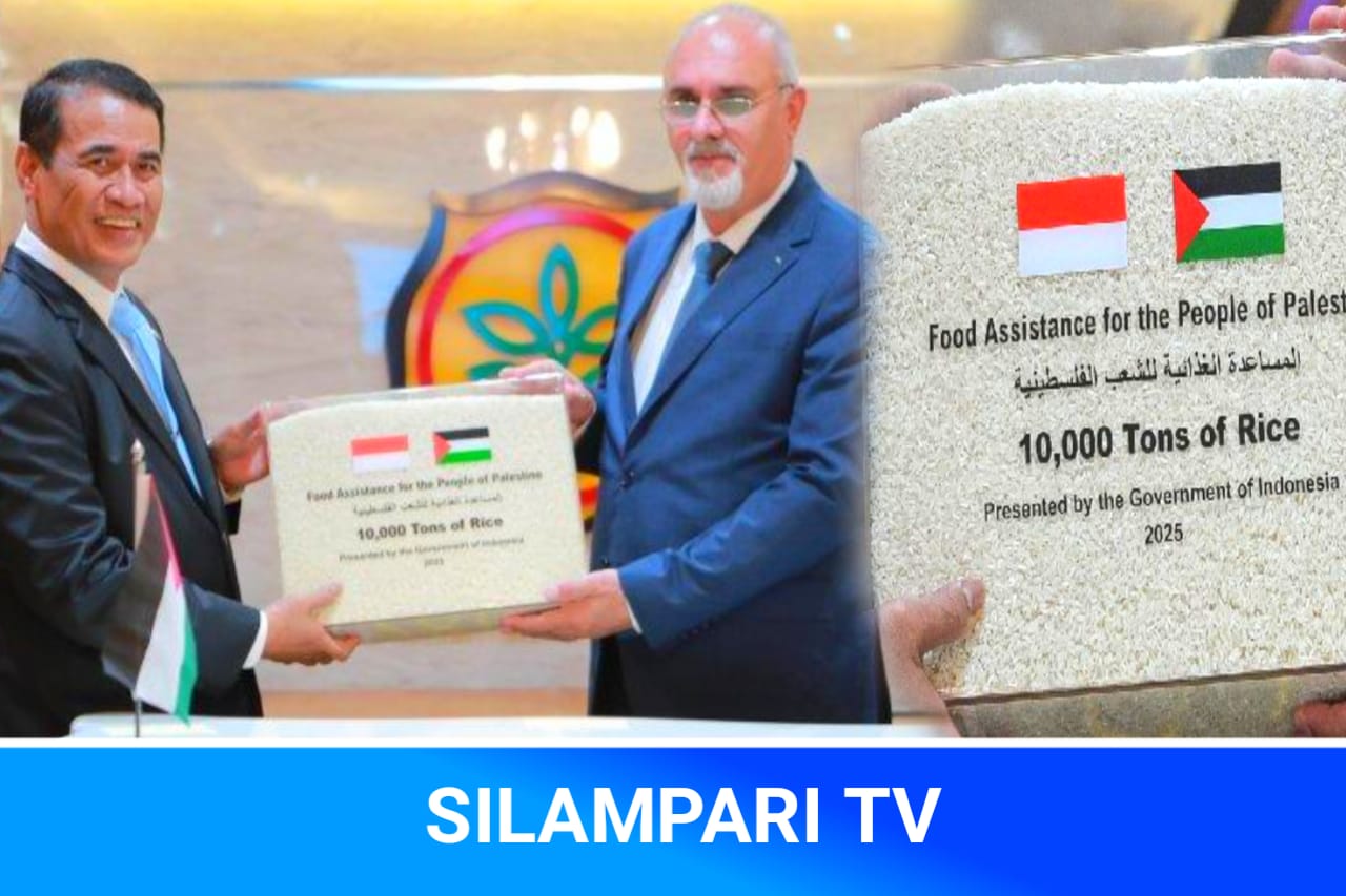 Indonesia Kirim 10 Ribu Ton Beras untuk Palestina, Wujud Solidaritas Nyata Lewat Diplomasi Pangan.