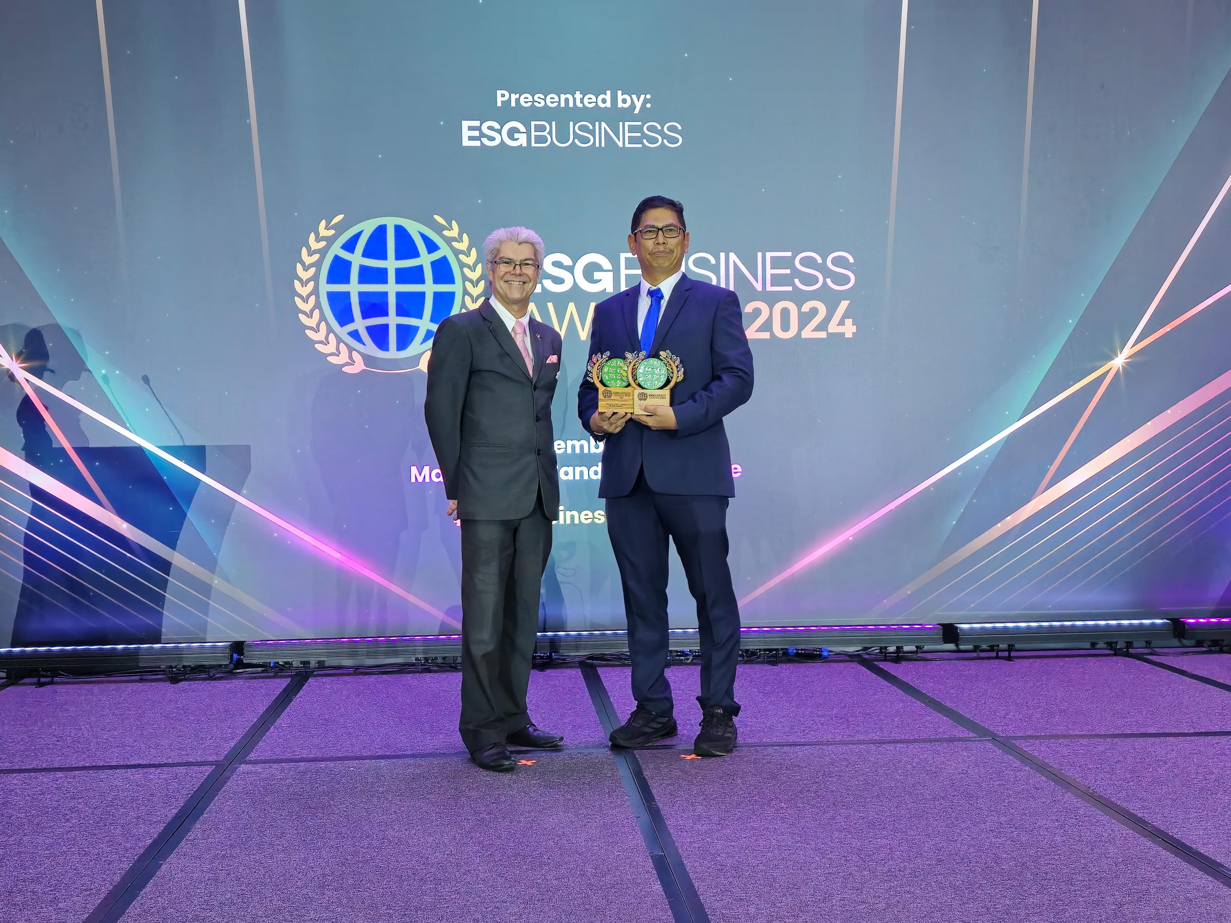 PLN Raih Dua Penghargaan Internasional dalam Ajang ESG Business Awards 2024 di Singapura