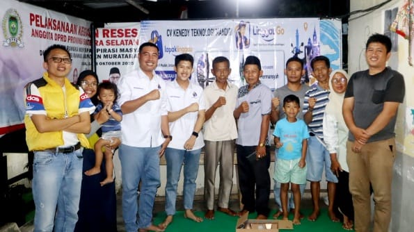 Sosialisasi LinggauGo dan Lapaklinggau Dorong UMKM Karya Bakti Go Digital