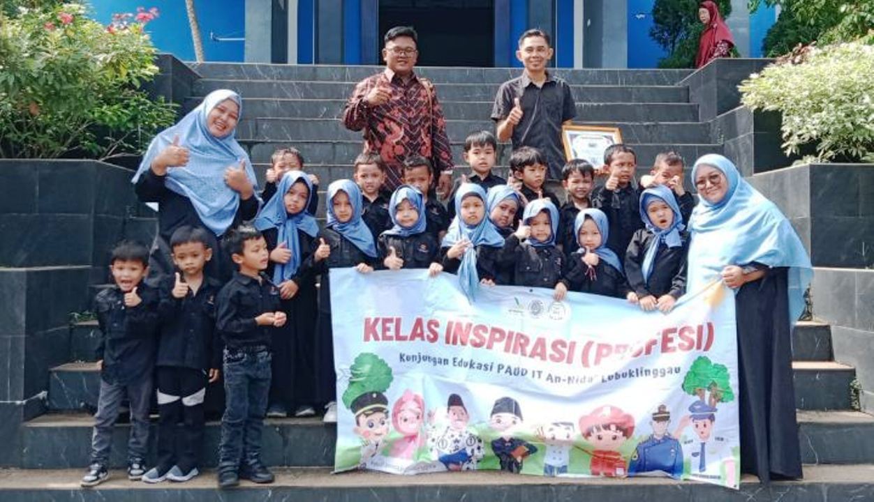 Kunjungan dan Edukasi Kelas Inspirasi PAUD IT An-Ninda Lubuklinggau ke Media SilampariTV